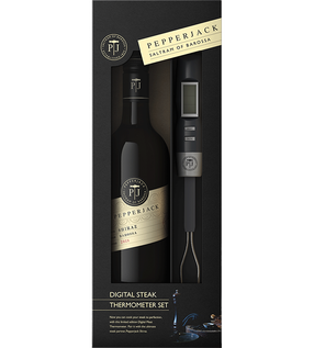 Barossa Shiraz 2018 and Digital Steak Thermometer Gift Set